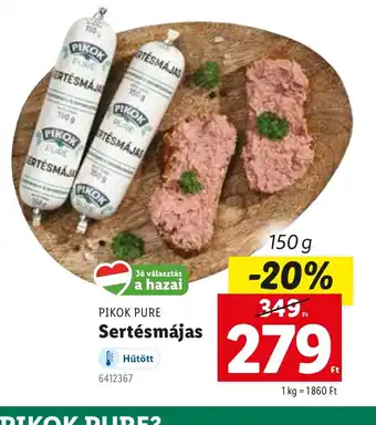 Lidl Pikok Pure Sertésmájas ajánlat