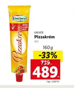 Lidl Univer Pizzakrém ajánlat