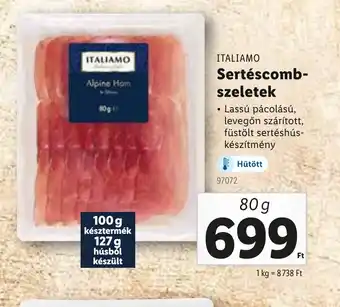 Lidl Italiano Sertéscomb-szeletek ajánlat