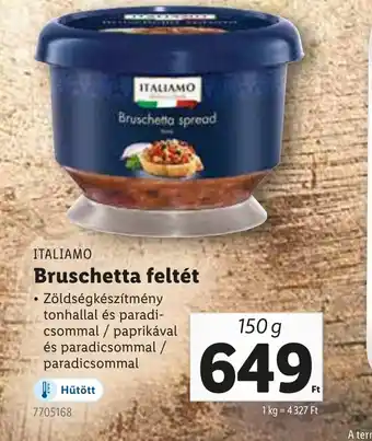 Lidl Italiano Bruschetta feltét ajánlat