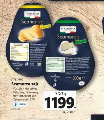 Lidl Italiano Scamorza sajt ajánlat