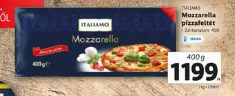 Lidl Italiano Mozzarella pizzatöltöt ajánlat