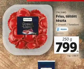 Lidl Italiano Friss, töltött tészta ajánlat