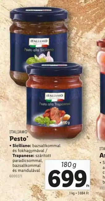 Lidl Italiano Pesto ajánlat