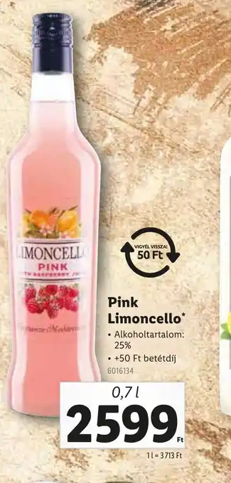 Lidl Pink Limoncello ajánlat