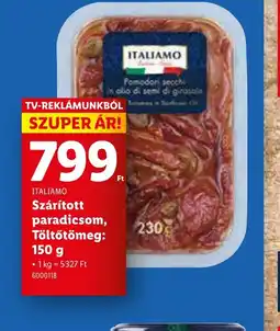 Lidl Italamo Szárított Paradicsom ajánlat