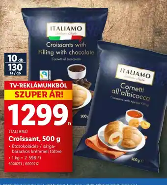 Lidl Italimo Croissant ajánlat