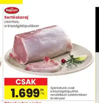 Spar Market Regnum Sertéskaraj ajánlat