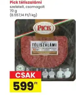 Spar Market Pick téliszalámi szeletelt, csomagolt ajánlat