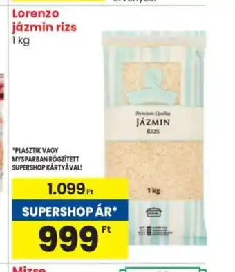 Spar Market Lorenzo jázmin rizs ajánlat