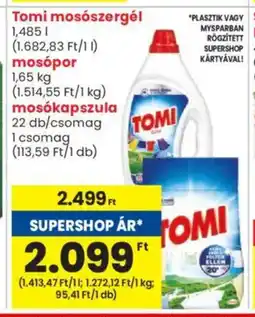 Spar Market Tomi mosószergél ajánlat