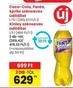 Spar Market Coca-Cola, Fanta, Sprite szénsavas üdítőital ajánlat