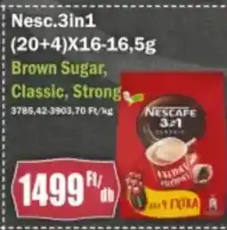 FullDiszkont Nesc.3in1 Brown Sugar, Classic, Strong ajánlat