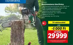 Lidl PARKSIDE® Benzinmotoros láncfűrész ajánlat