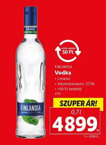 Lidl Finlandia Vodka ajánlat