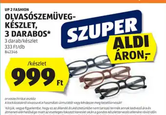 ALDI UP 2 FASHION Olvasószemüveg-készlet ajánlat