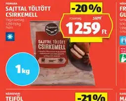 ALDI Sajttal töltött csirkemell ajánlat