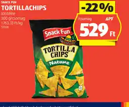 ALDI Tortilla Chips Snack Fun ajánlat