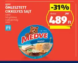 ALDI Medve Ömlesztett Cikkelyes Sajt Natúr ajánlat