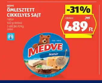 ALDI Medve Ömlesztett Cikkelyes Sajt Natúr ajánlat