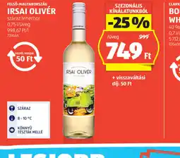 ALDI Irsai Oliver ajánlat