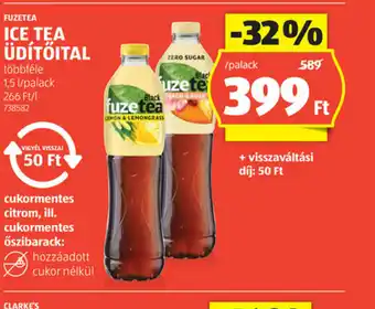 ALDI Fuze Tea ajánlat