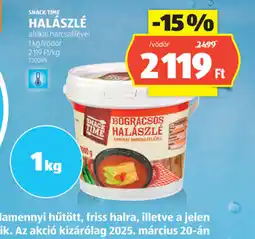 ALDI Halászlé ajánlat