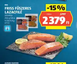 ALDI Friss Fűszeres Lazacfilé ajánlat