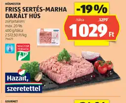 ALDI Friss Sertés-Marha Darált Hús ajánlat