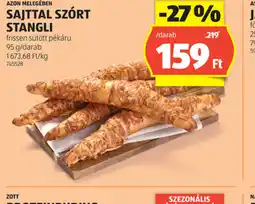 ALDI Sajttal Szórt Stangli ajánlat