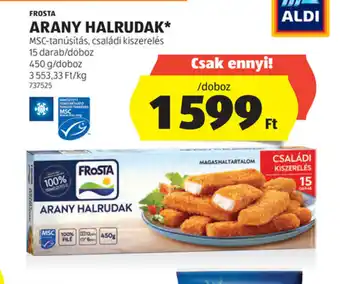 ALDI Arany Halrudak Frosta ajánlat