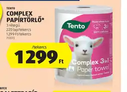 ALDI TENTO COMPLEX PAPÍRTÖRLŐ ajánlat