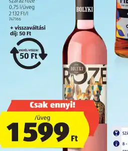 ALDI Eger Bolyki Rosé ajánlat