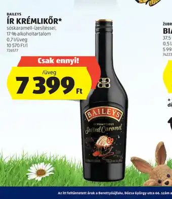 ALDI Baileys Ír Krémlikőr ajánlat