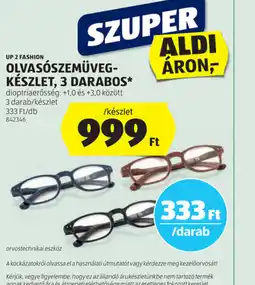 ALDI UP 2 FASHION Olvasószemüveg-készlet ajánlat