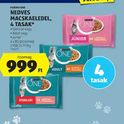 ALDI Purina One Nedves Macskaeledel ajánlat