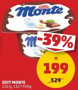 PENNY Zott Monte ajánlat