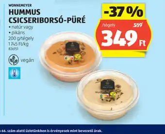 ALDI Hummus Csicseriborsó-Püré ajánlat