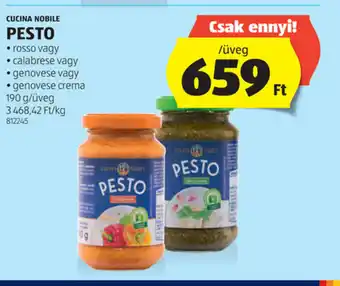 ALDI Pesto Cucina Nobile ajánlat