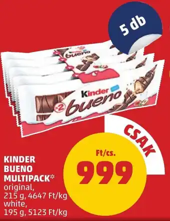 PENNY Kinder bueno multipack ajánlat