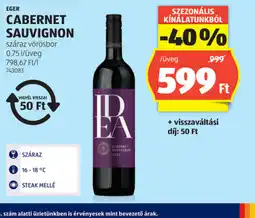 ALDI Eger Cabernet Sauvignon ajánlat