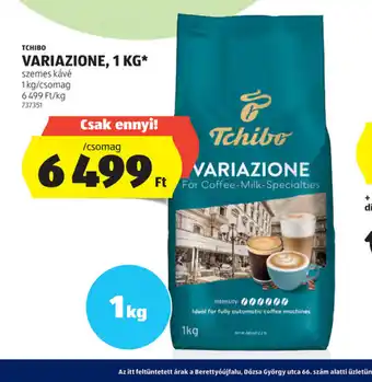 ALDI Tchibo VARIAZIONE ajánlat