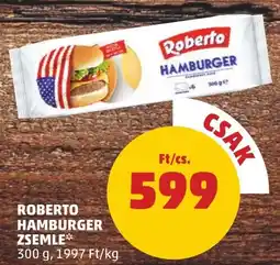 PENNY Roberto Hamburger zsemle ajánlat