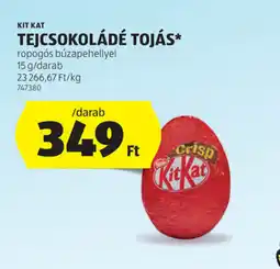 ALDI Kit Kat Tejcsokoládé Tojás ajánlat