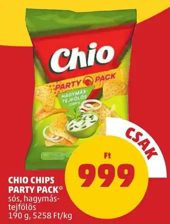 PENNY Chio Chips Party pack ajánlat