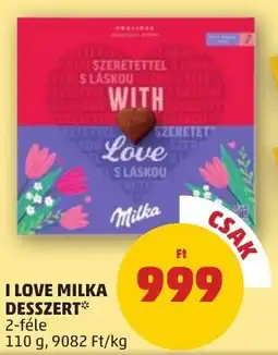 PENNY I Love Milka desszert ajánlat