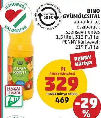 PENNY Bino gyümölcsital ajánlat