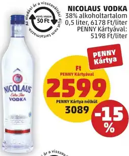 PENNY Nicolaus Vodka ajánlat