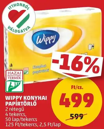 PENNY Wippy Konyhai Papírtörlő ajánlat