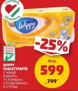 PENNY Wippy Toalettpapír ajánlat